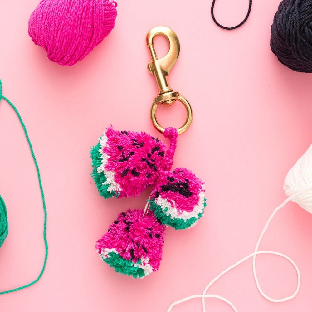 How To Make a Pom Pom Key Ring - & Other Things