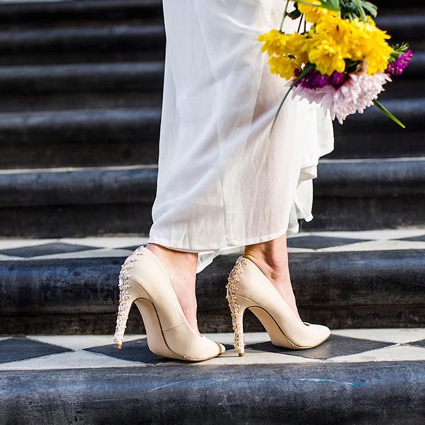 wedding day heels