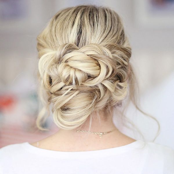 wedding updo hairstyles for medium length hair