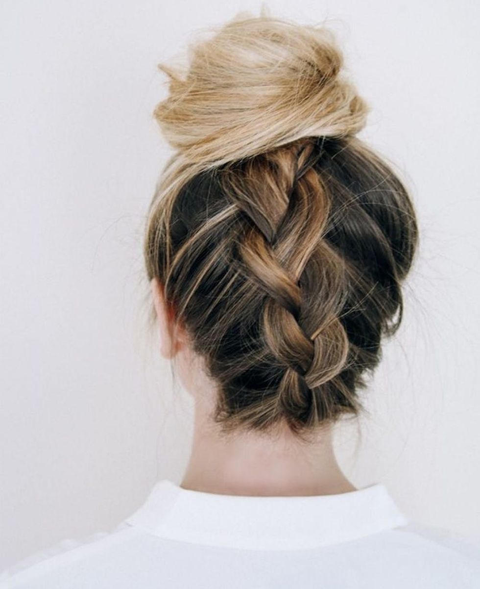 Easy (Wonder Woman Inspired) Knotted Braid - A Beautiful Mess