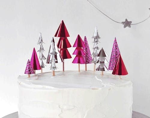 Snowflake Cake Toppers, Christmas Cake Toppers, Holiday Party