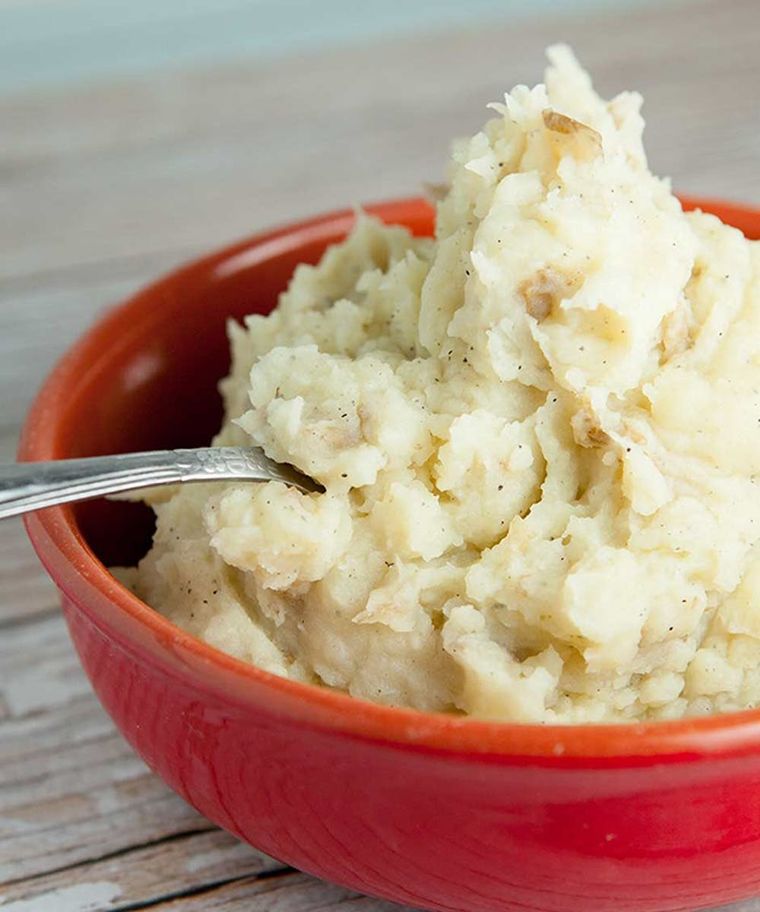 Quick Yukon Gold Mashed Potatoes (no peeling) - Brooklyn Farm Girl