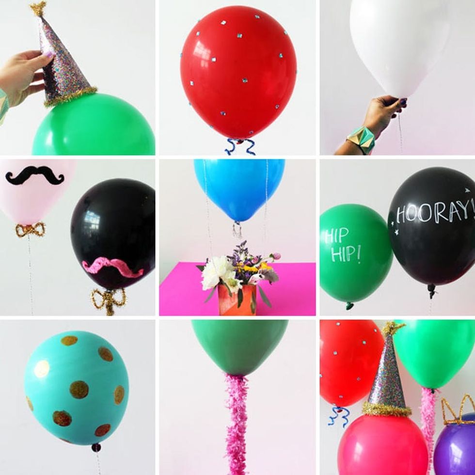 7 Festive Ways to Decorate Balloons