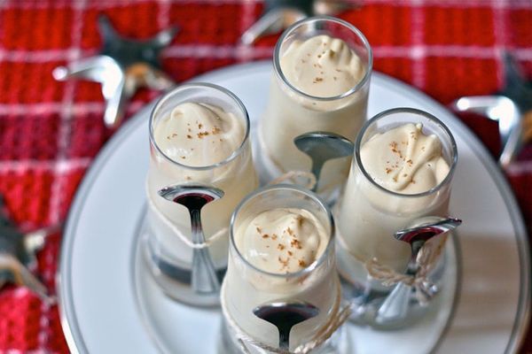 Homemade Eggnog Pudding