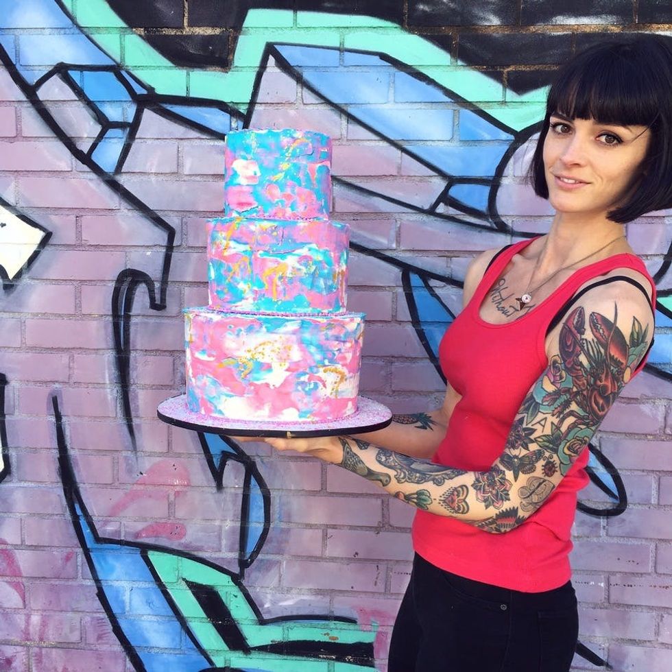 Creative Crushin This Former Model Turned Cake Artist Will Inspire You To Follow Your Effing Dreams Brit Co