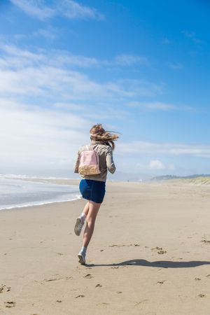 Girl on a beach