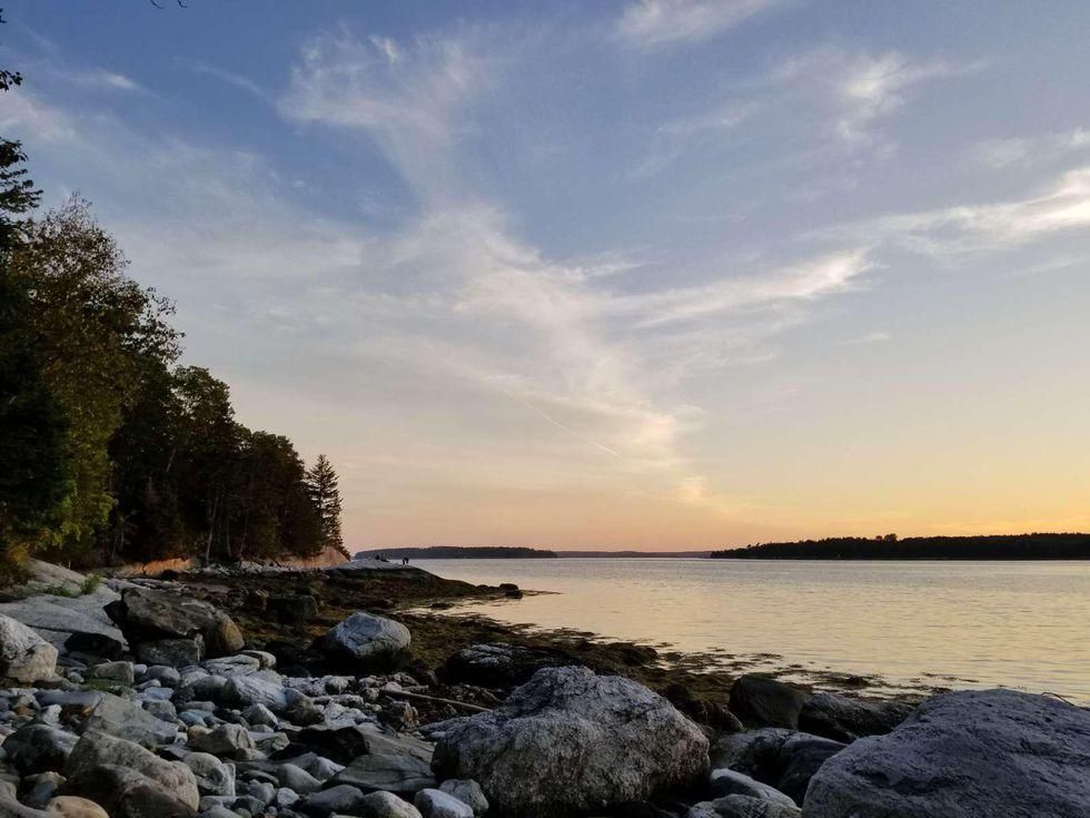 scenic campground beach camping