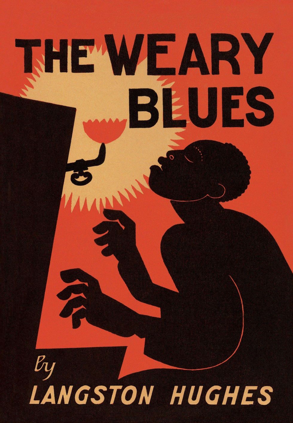 Langston Hughes The Weary Blues poetry book cover