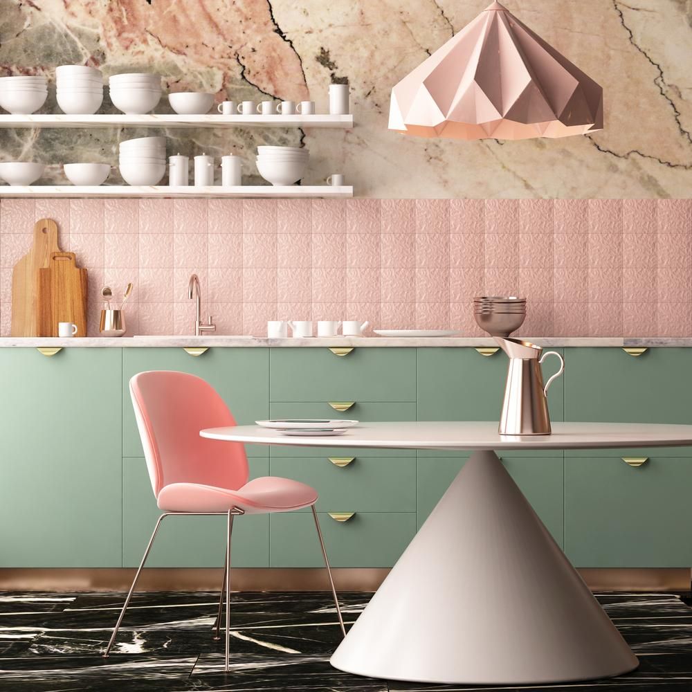 Aqua kitchen: one-color design inspiration - Bright Bazaar by Will