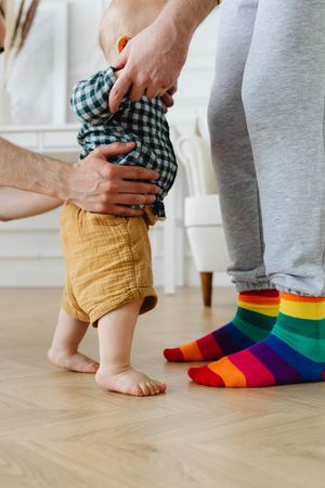 baby learning to walk