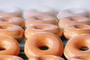 krispy kreme free donuts original glazed with a lottery ticket