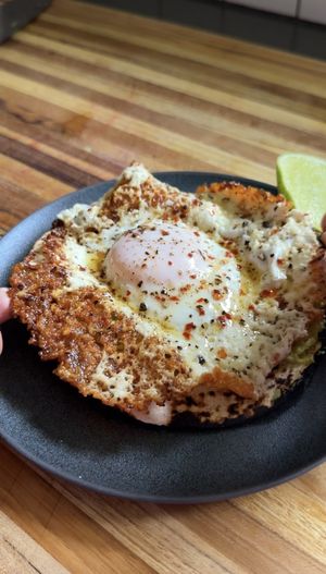 feta fried eggs recipe from tiktok and instagram