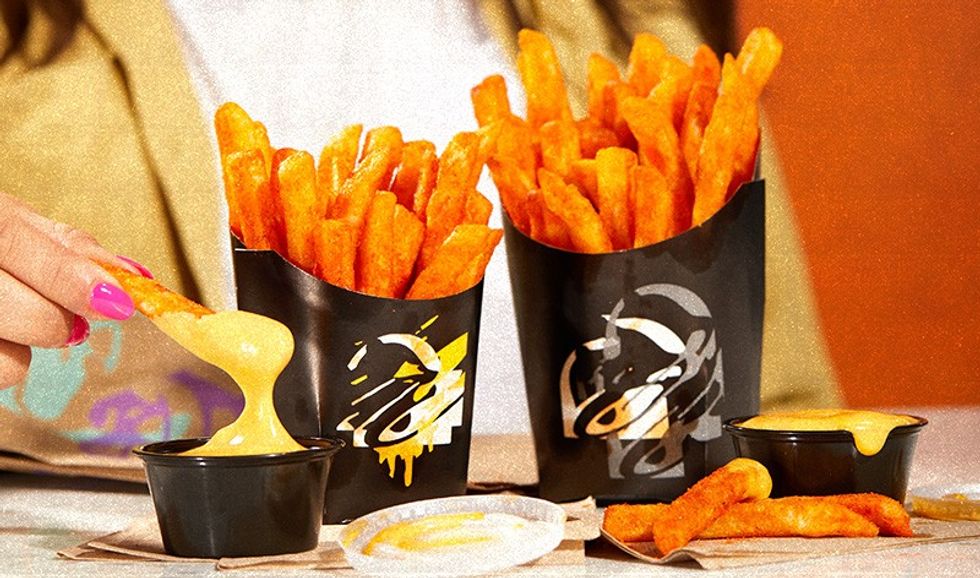 PSA: Taco Bell's Nacho Fries Return with Vegan Twist! - Brit + Co