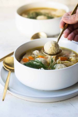 easy recipe for Matzo Ball Soup