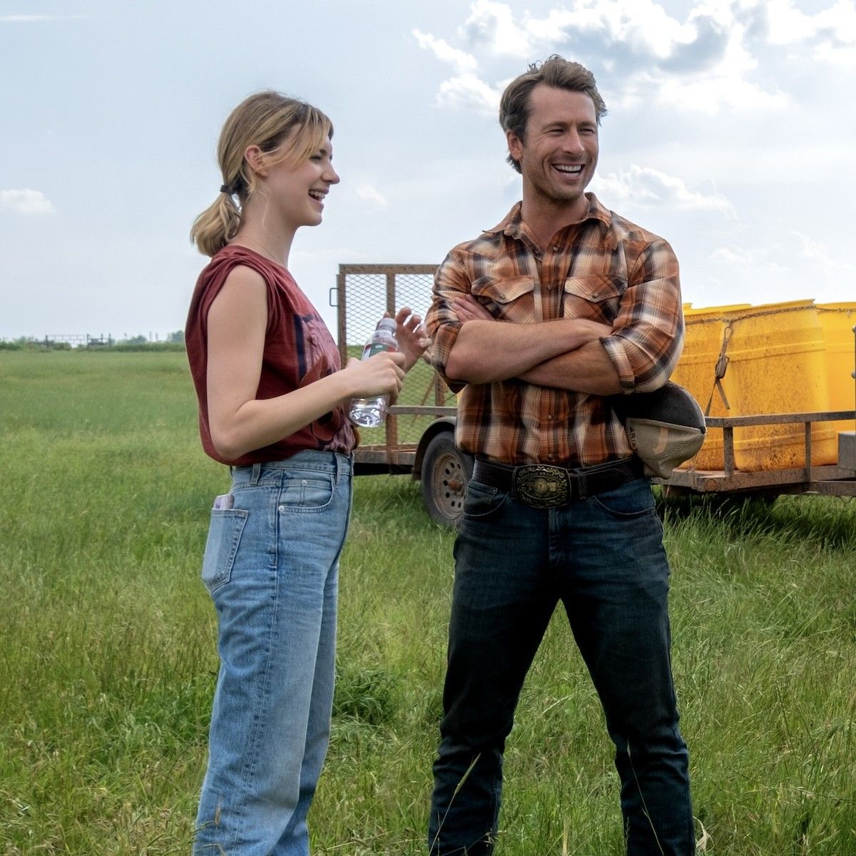 twisters movie 2024 glen powell daisy edgar jones