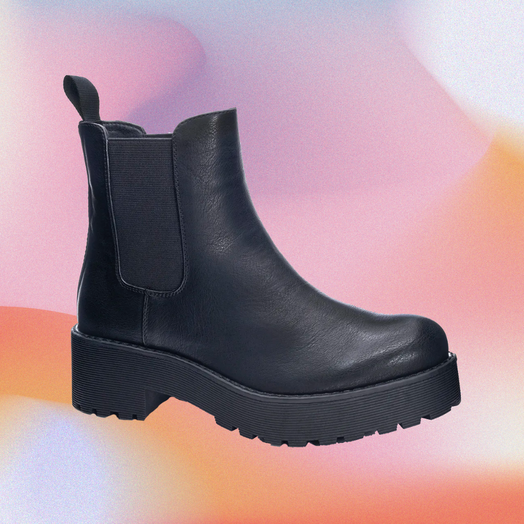 black chelsea boots