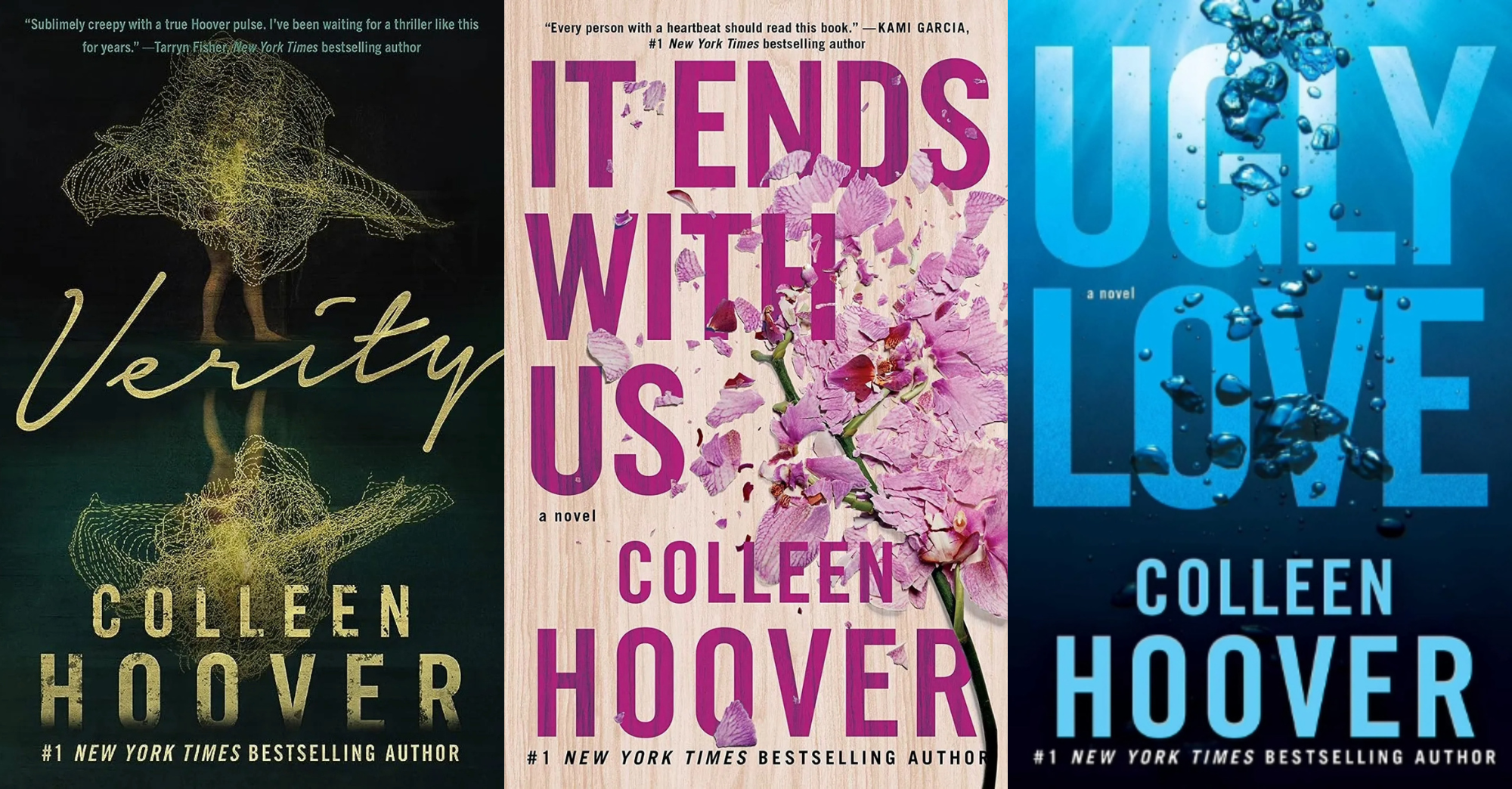 Colleen Hoover Collection 12 Book Set (It Ends With Us, Ugly Love, November  9, Verity & More) 