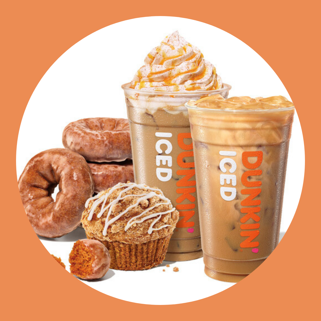 dunkin pumpkin spice fall menu 2024