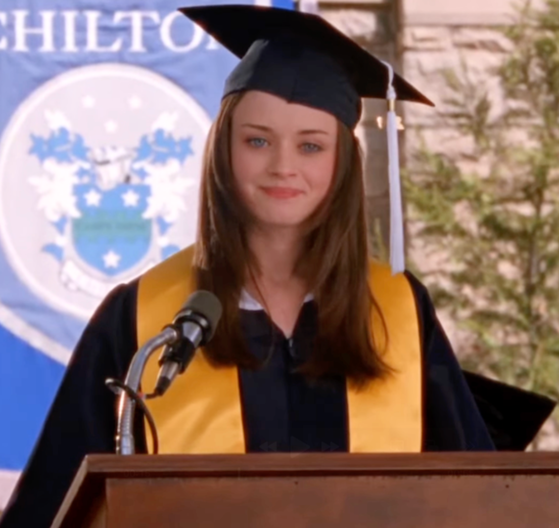 christopher skipping rorys graduation gilmore girls