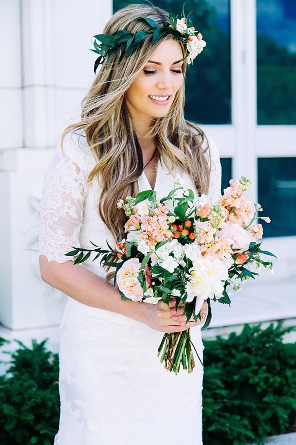 11 Beautiful Winter Flower Crowns for Your Wedding - Brit + Co