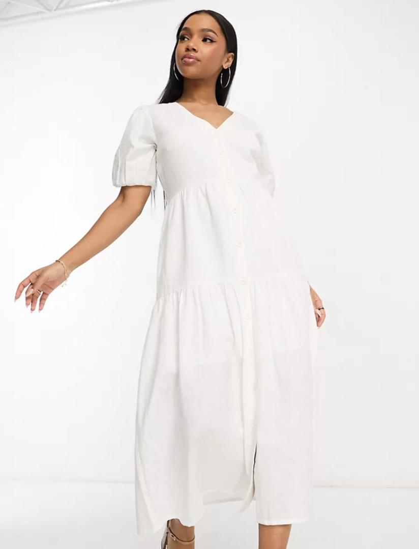 20 White Midi Dresses For Sweaty Girl Summer - Brit + Co