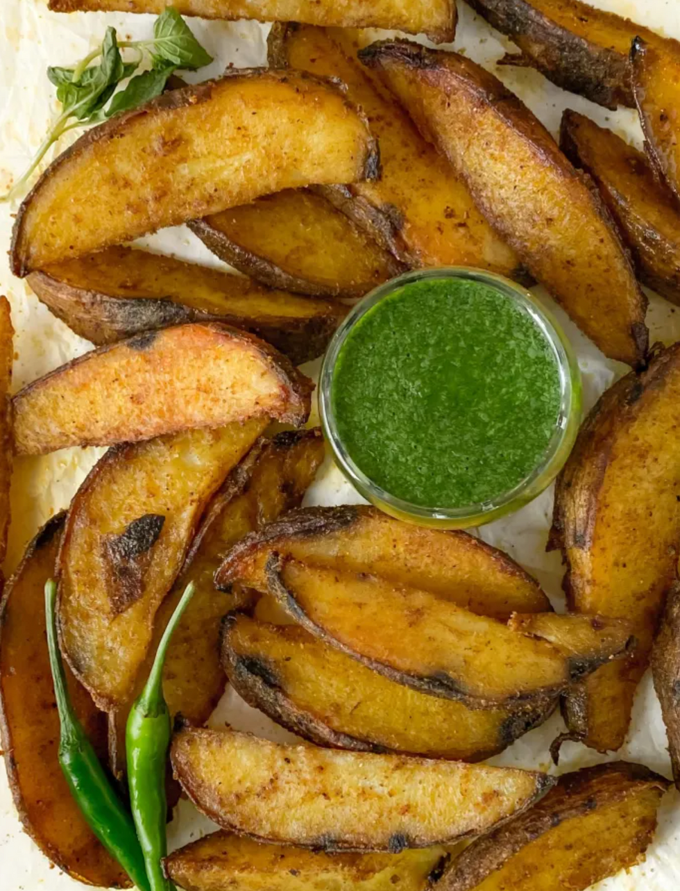 Indian Style Potato Wedges