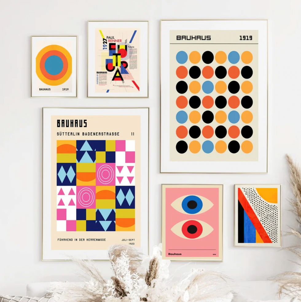 20 Bauhaus Prints To Add A Pop Of Color To Your Space - Brit + Co