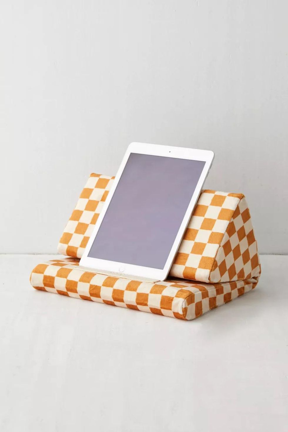 ipad holder checkered print