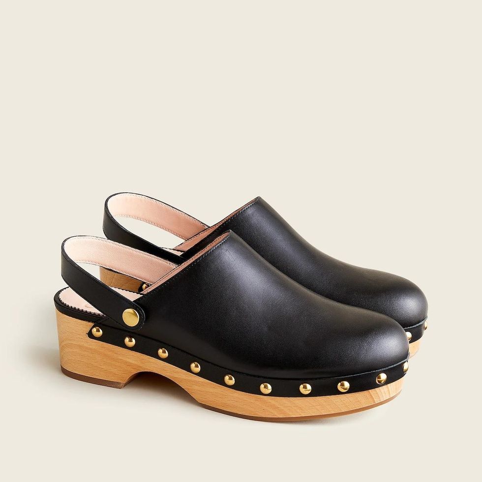 J. Crew Convertible Leather Clogs fall shoes