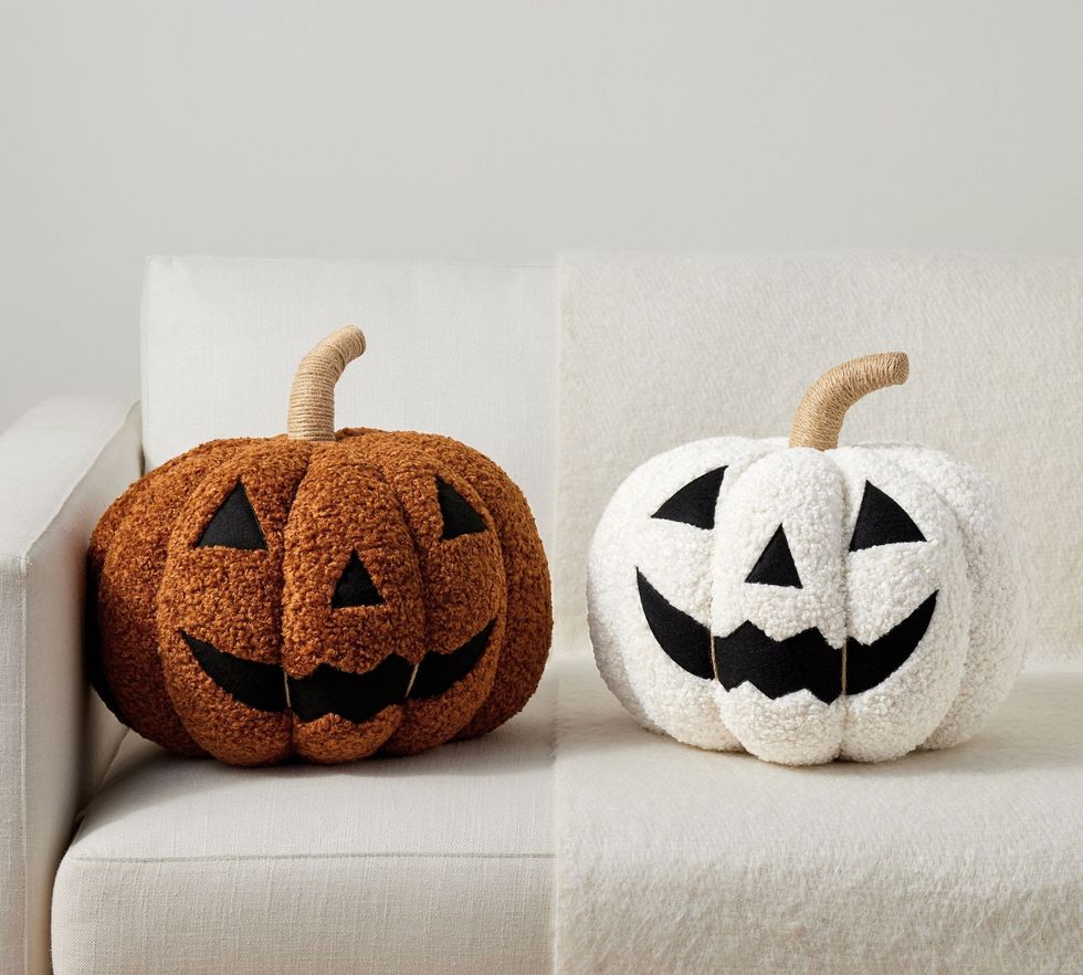 Jack-o'-Lantern Shaped Pillow