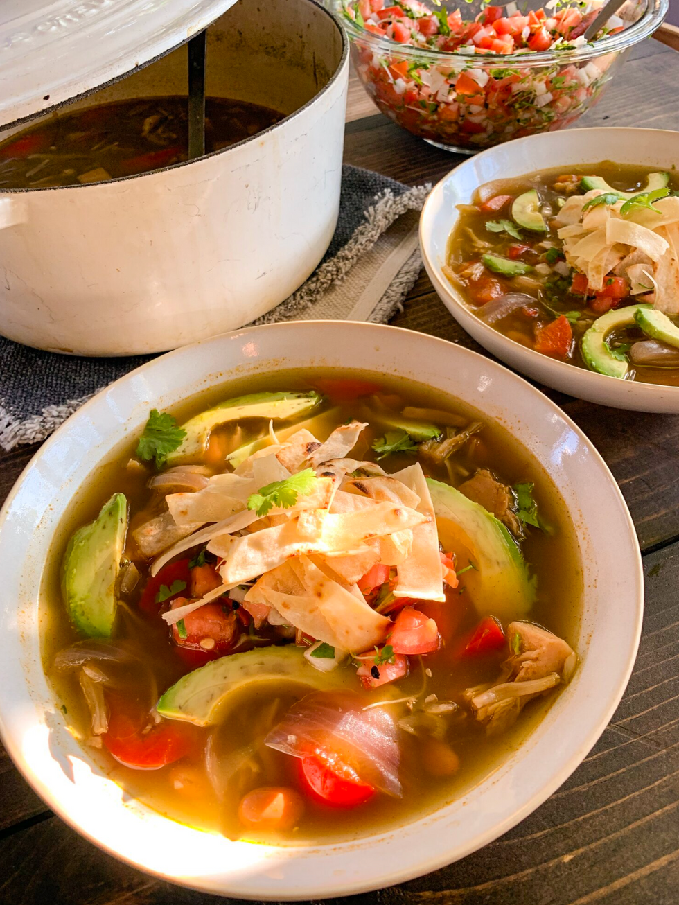 Jackfruit Moringa Tortilla Soup