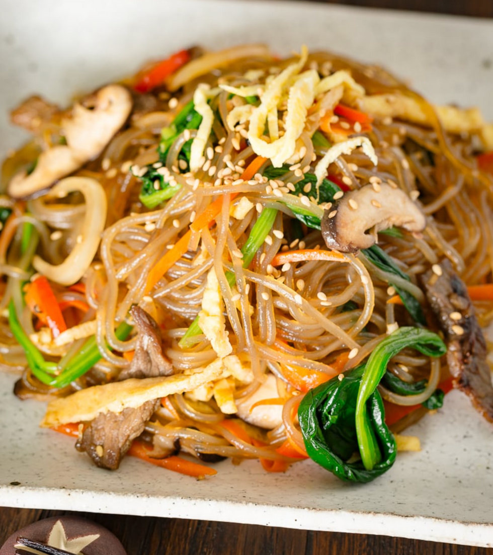 japchae close up