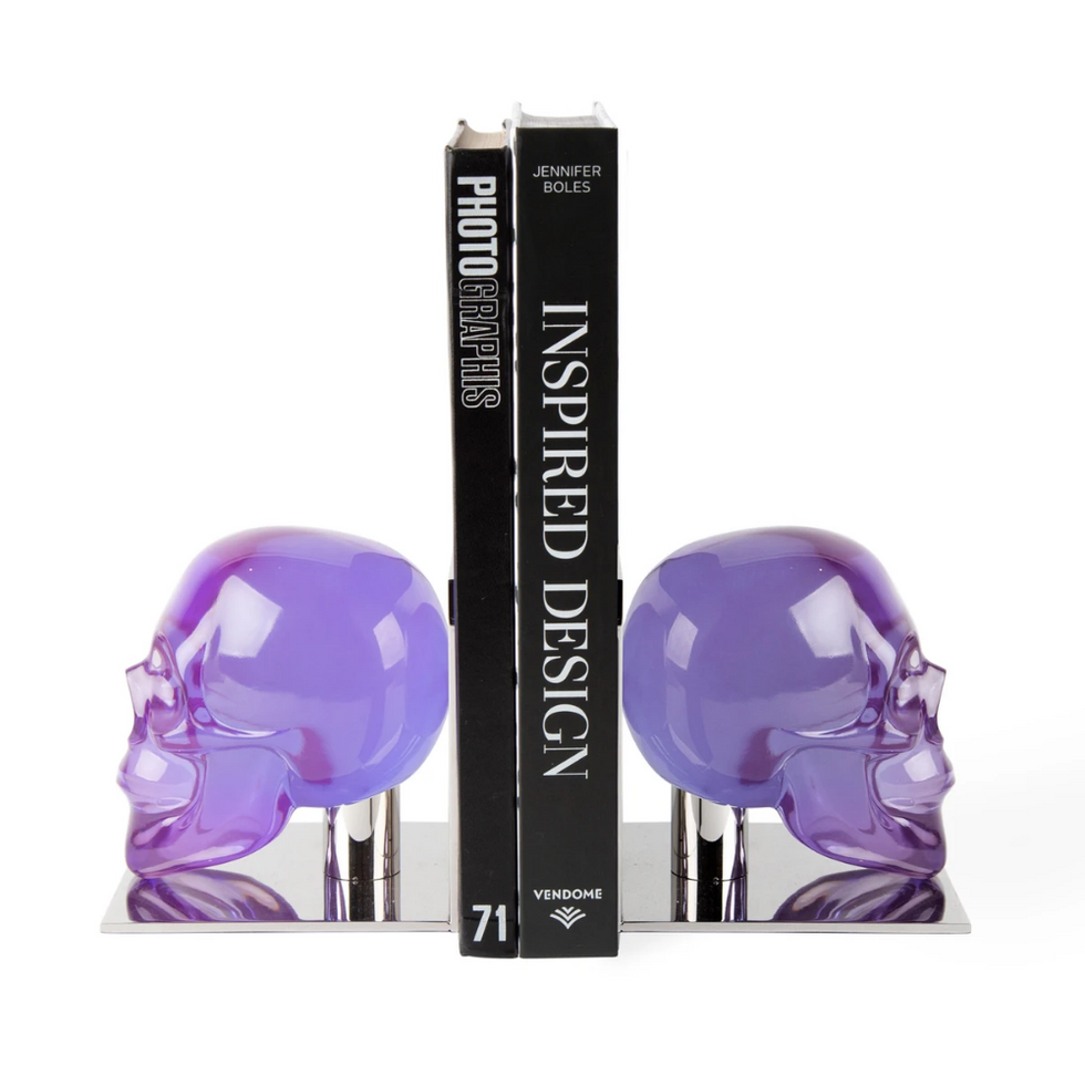 Jonathan Adler Skull Bookends