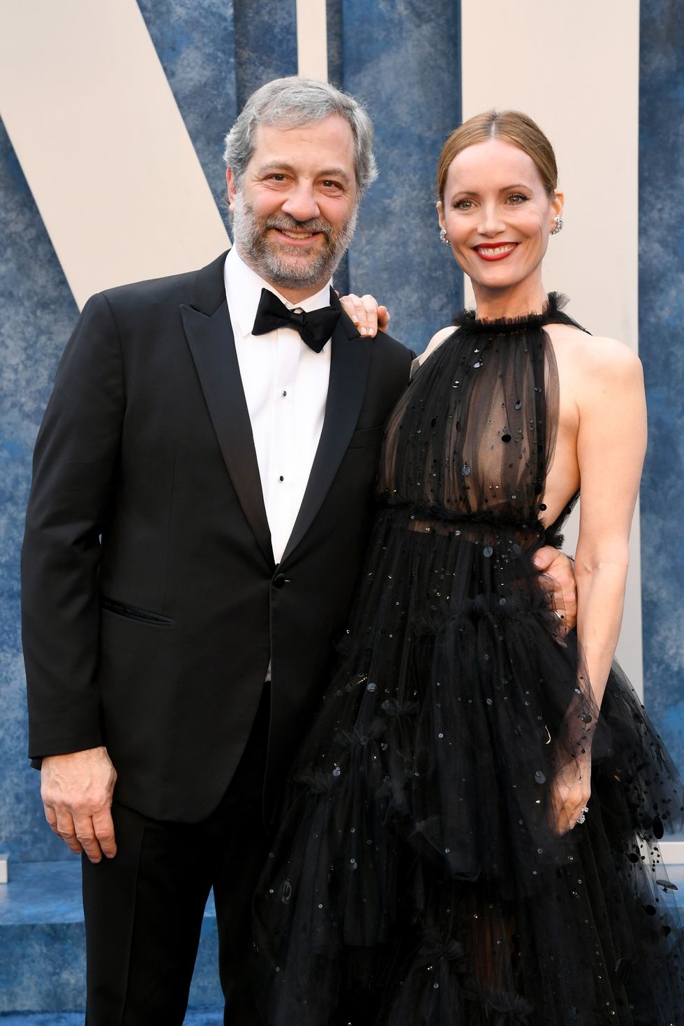 Judd Apatow and Leslie Mann