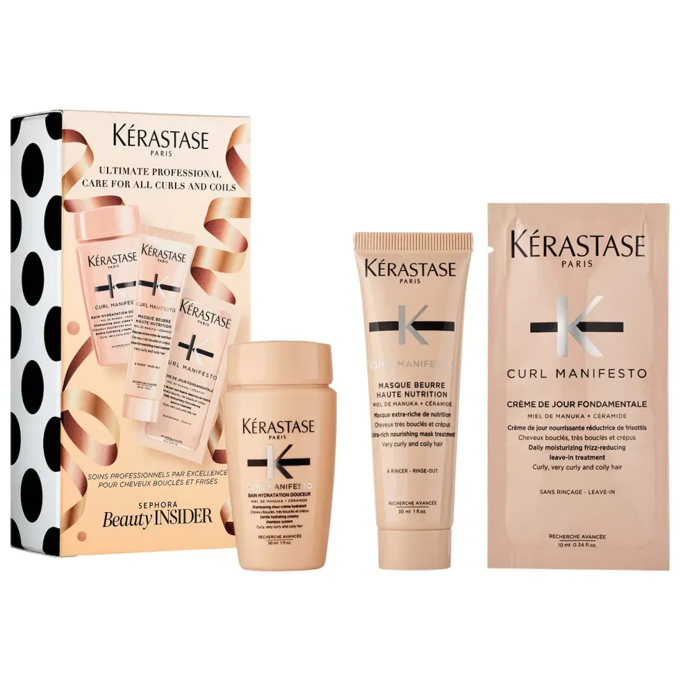 K\u00e9rastase Curly Hair Birthday Gift Set