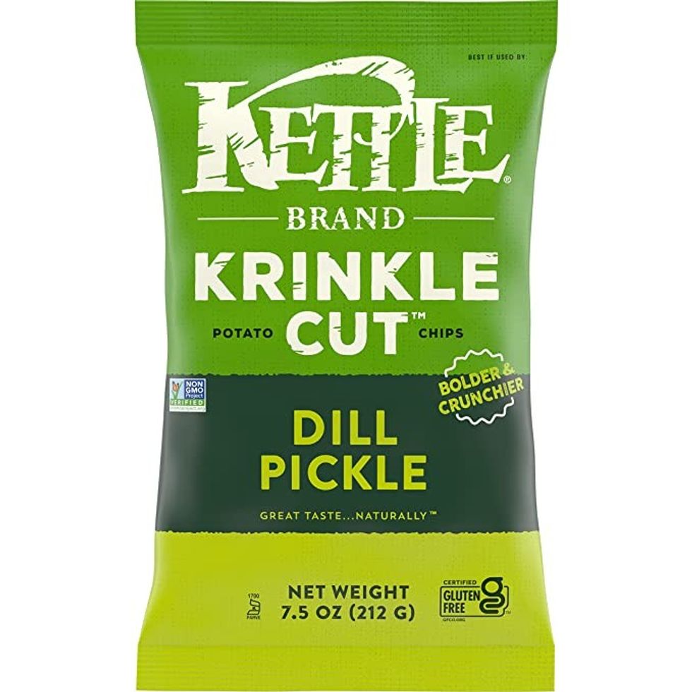 Kettle Krinkle Cut Dill Pickle Chips