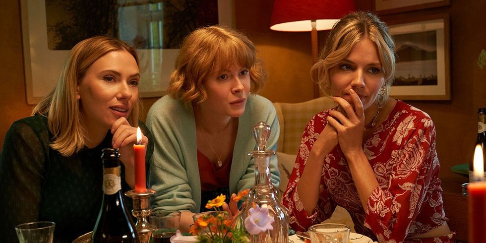 Kristin Scott Thomas, Scarlett Johansson, and Sienna Miller in north star