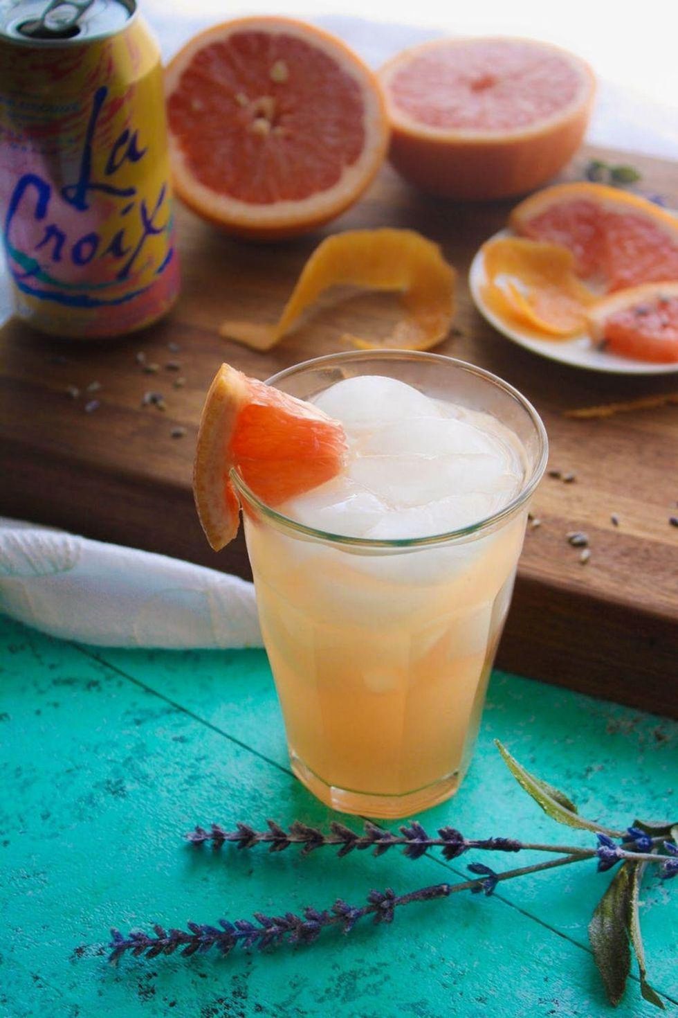 La Croix and Lavender Mocktail