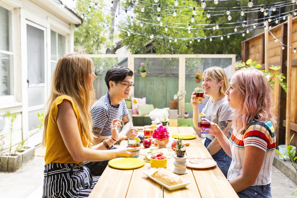 labor day cookout outside