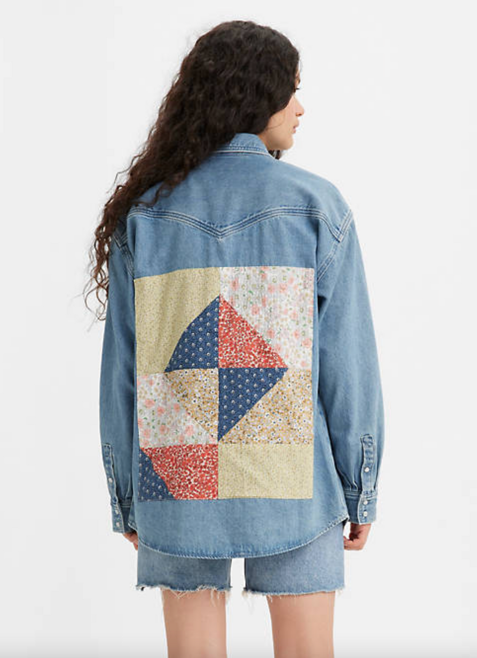 Levi's Dorsey XL Patchwork Western Shirt