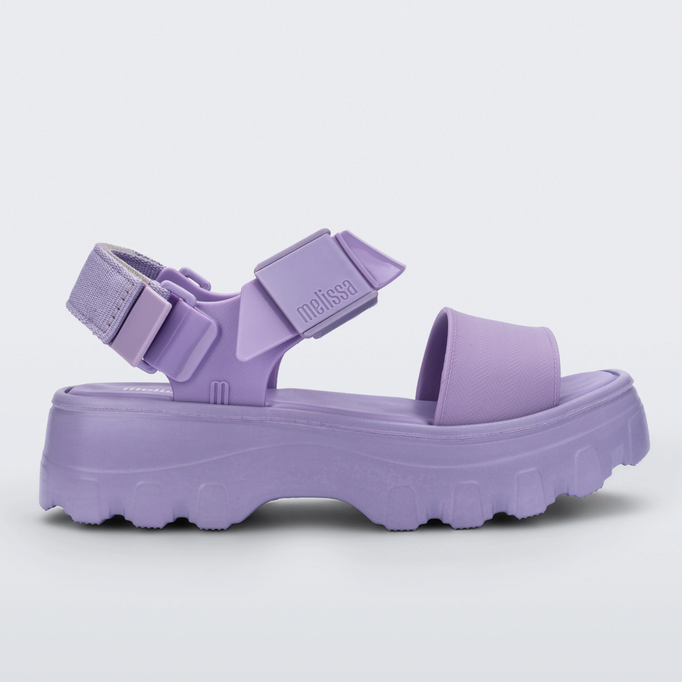 lilac purple chunky sandal