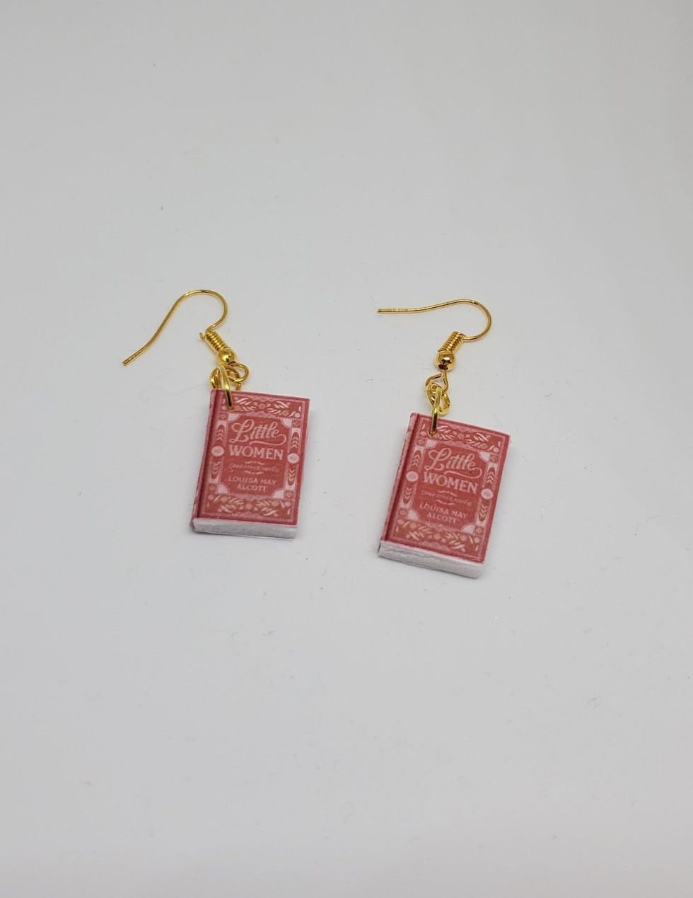 Little Women Miniature Book Earrings