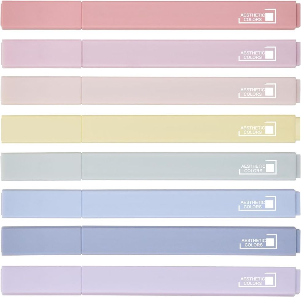 LivDeal 8 Colors Aesthetic Highlighters