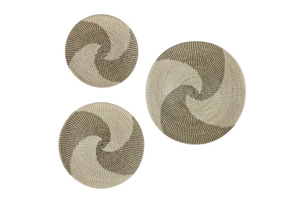 Living Spaces Beige Seagrass Wall Art