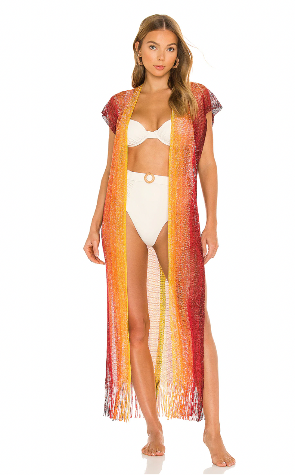 Luli Fama Long Caftan in Sunshine Addict