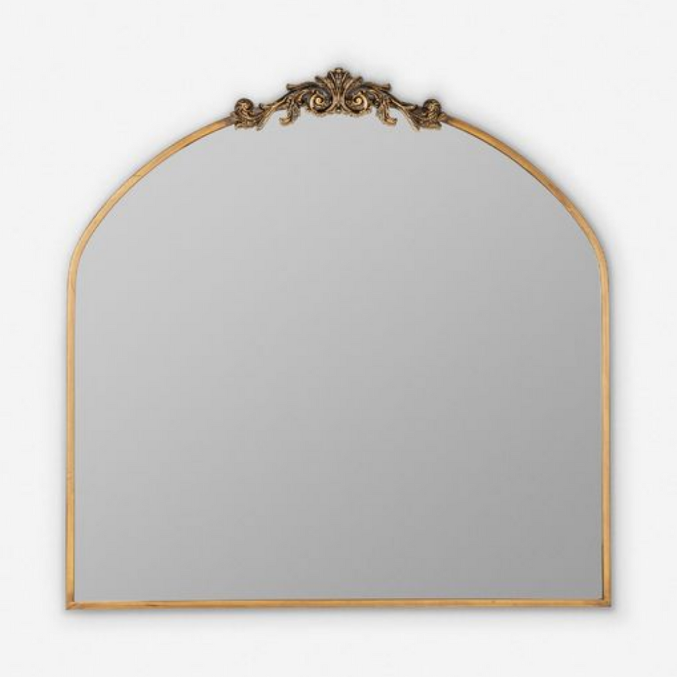 Lulu and Georgia Tulca Mirror with gold frame