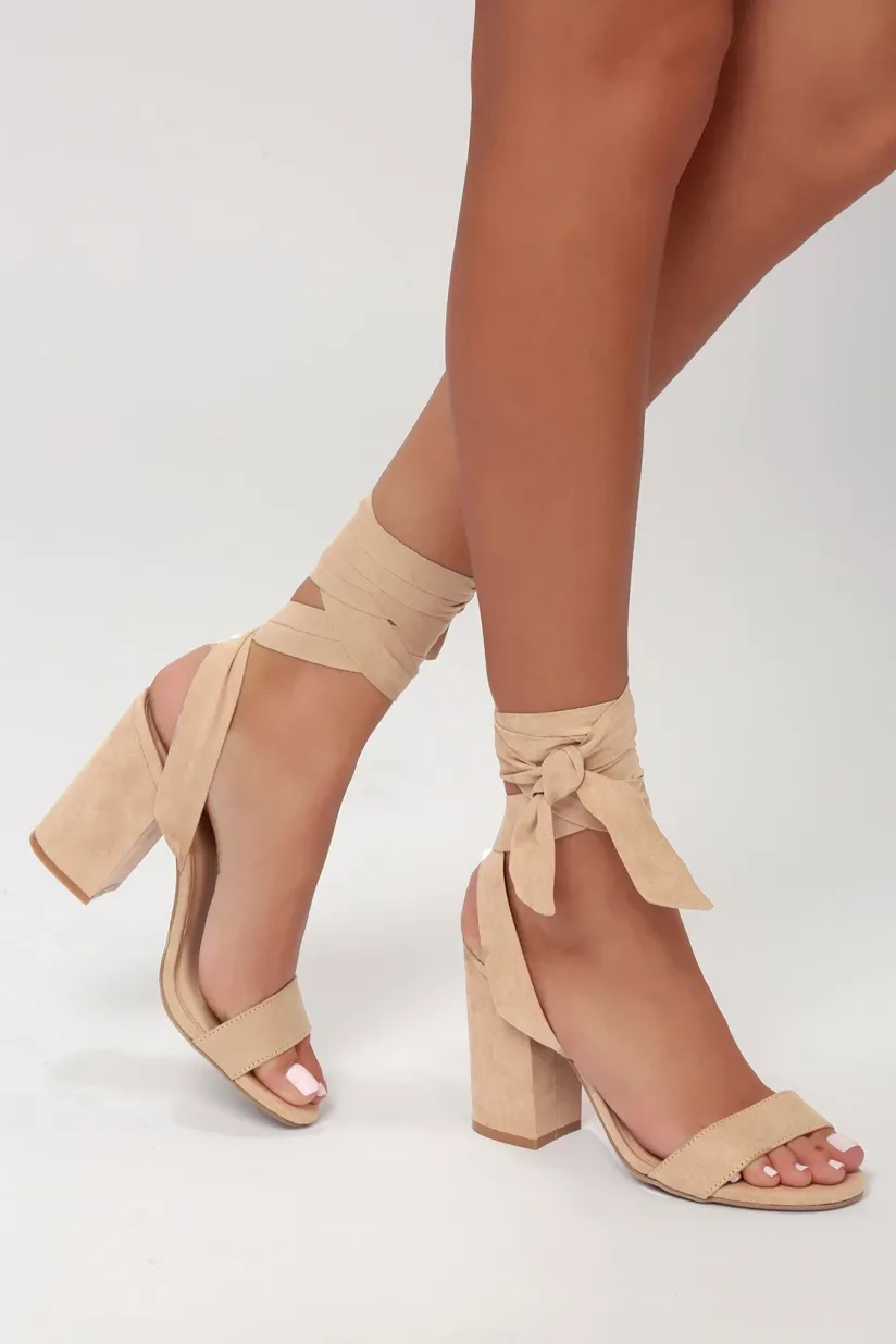 Light 2024 nude heels