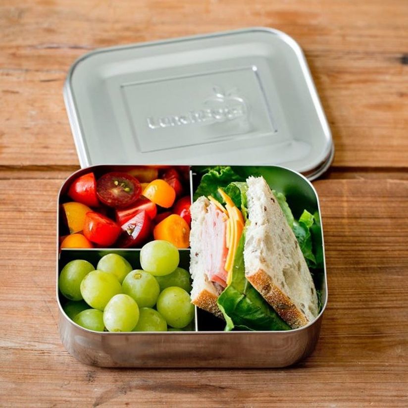 New Product Two Tier Lunch Container Portable Salad Bowl With 4