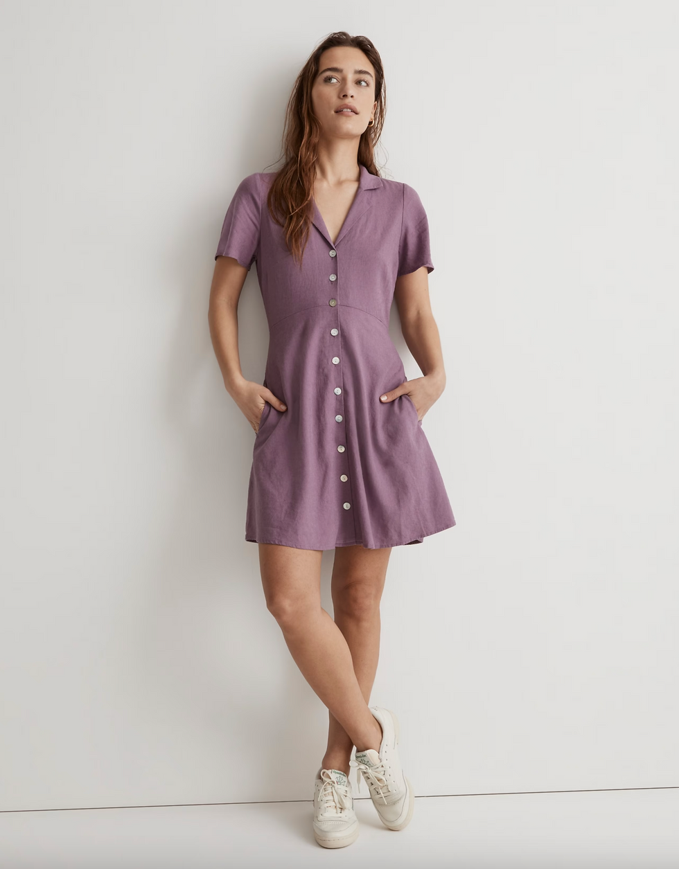 Madewell Kacie Mini Shirtdress