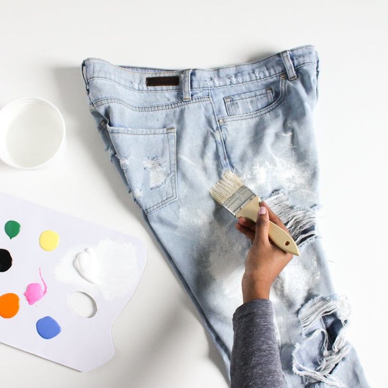 Make a Statement With These Trendy DIY Paint Splattered Boyfriend